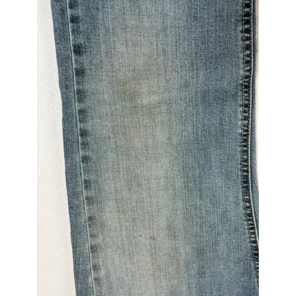 Mens Levi Strauss‎ Signature Jeans 32x32 Athletic Light Wash Stain